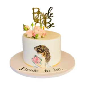 Elegant Lady Floral Cake