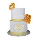 2 Tier Love Cake