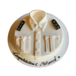 UAE Police Shirt Cake