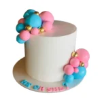 Gender Reveal Bubble Cake