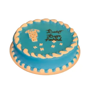 New Born Baby Boy Blue cake