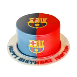 FCB Barcelona Logo Cake