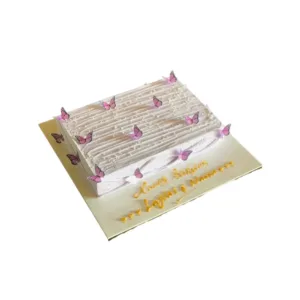 Purple Butterfly Cake