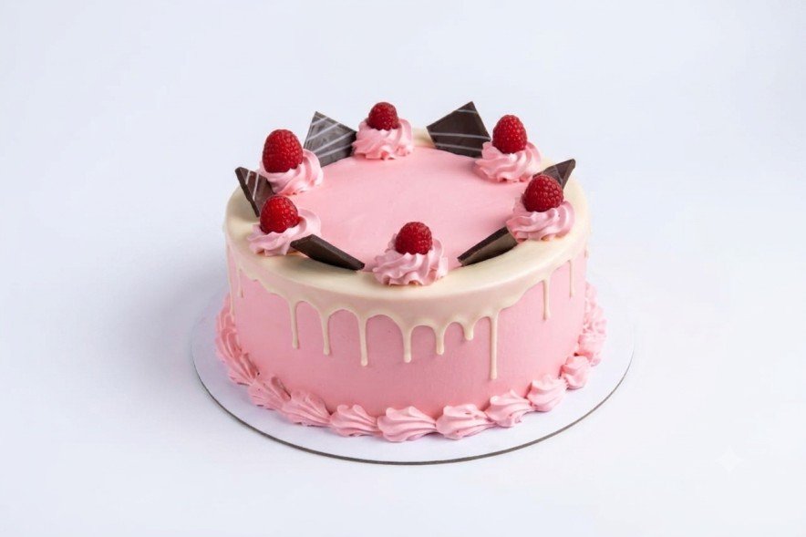 strwaberry Raspberry Cake - Image 1