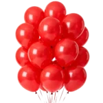 Red Latex helium balloons 10 pcs Set