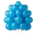 Blue Latex helium balloons 10 pcs Set